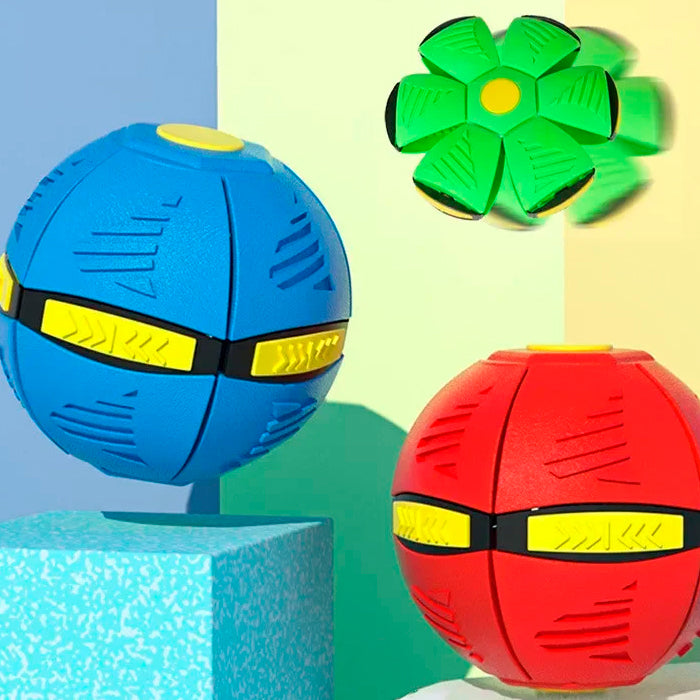 Bola Mágica Disco Voador Flyball para Cães