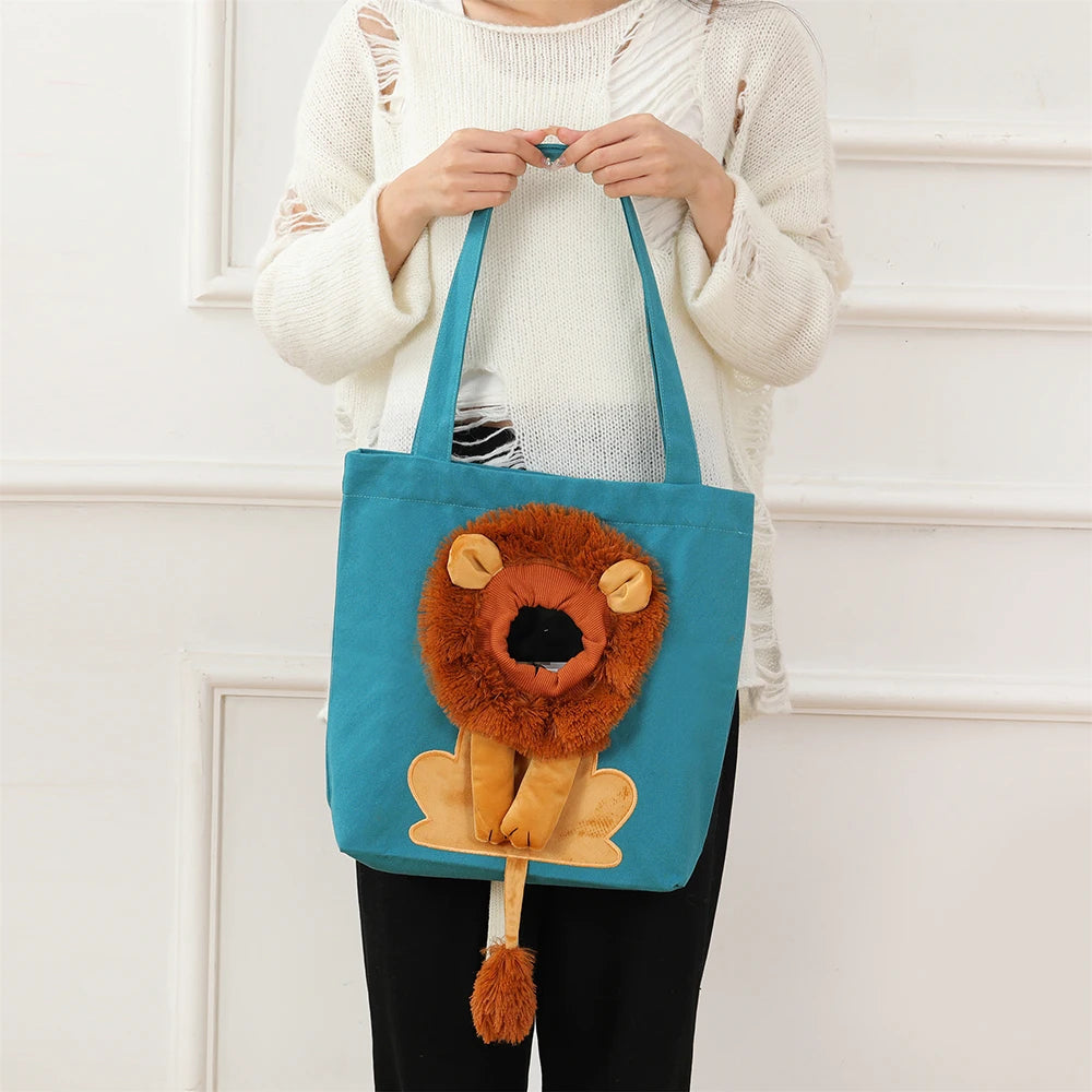 Bolsa Transporte para Gatos Estilo Leãozinho