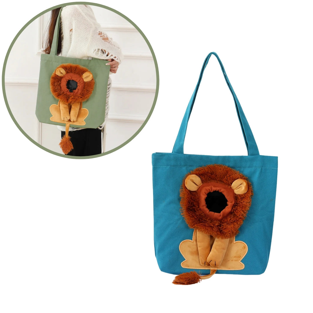 Bolsa Transporte para Gatos Estilo Leãozinho