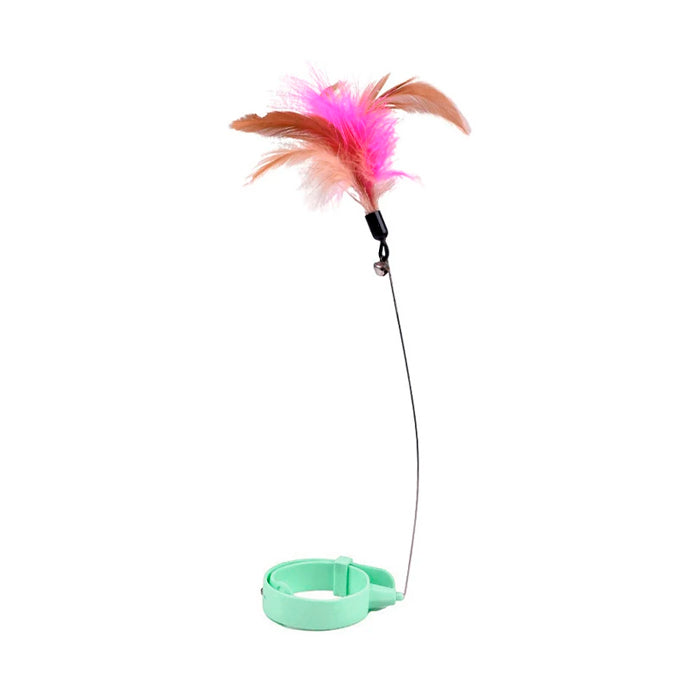 Brinquedo Interativo para Gatos Varinha com Penas