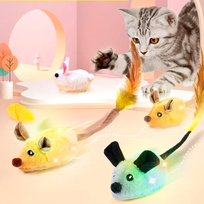 Brinquedo Rato Elétrico Interativo Para Gatos