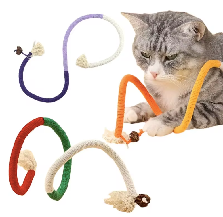 Minhoca de Brincar para Gatos 3 unidades