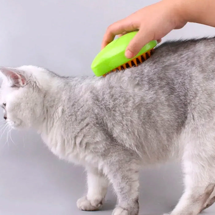 Escova 3 em 1 a Vapor Remoção de Pelos Cães e Gatos
