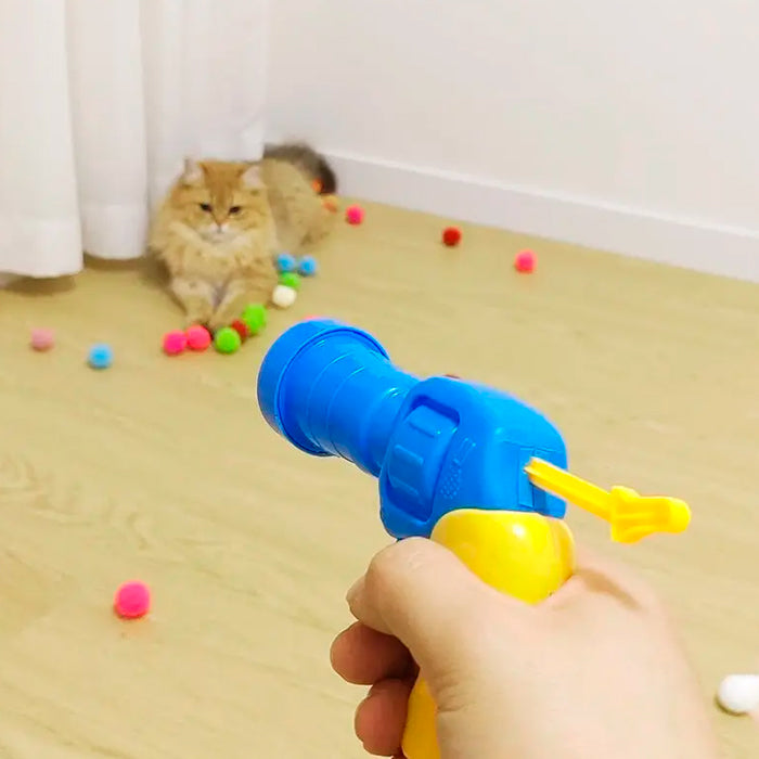 Lançador de Bolinhas Pet Interativo