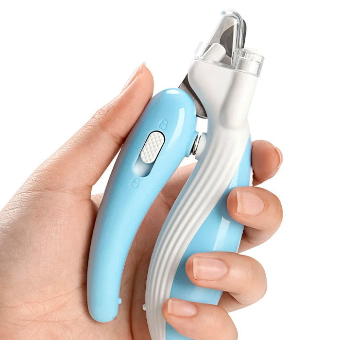 Mini Alicate Cortador de Unhas Led para Gatos