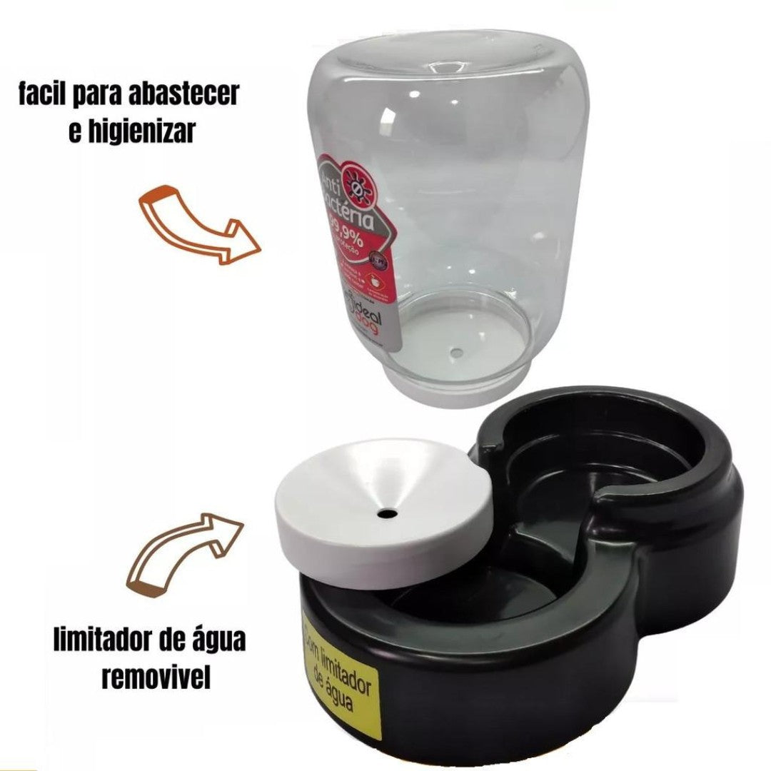 Bebedouro Cachorro Shitzu S/ Molhar Os Pelos