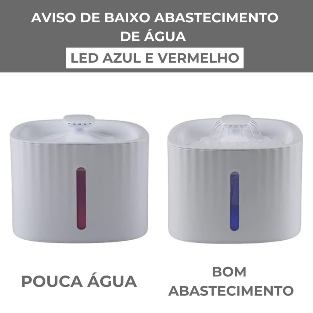 Bebedouro Fonte de Água Automático c/ Filtro 3L