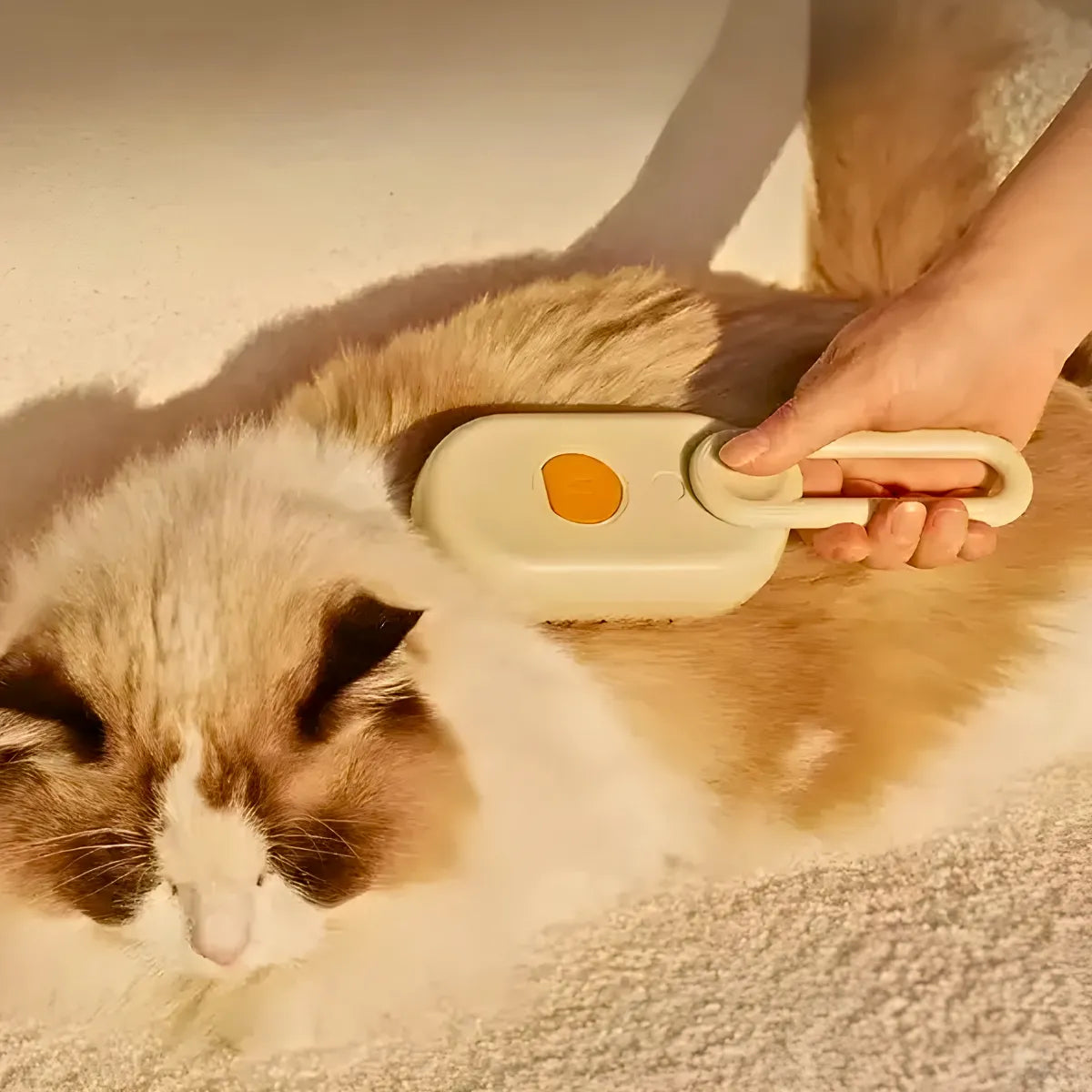 PetClean 3 em 1 – Escova Inteligente a Vapor para Pets