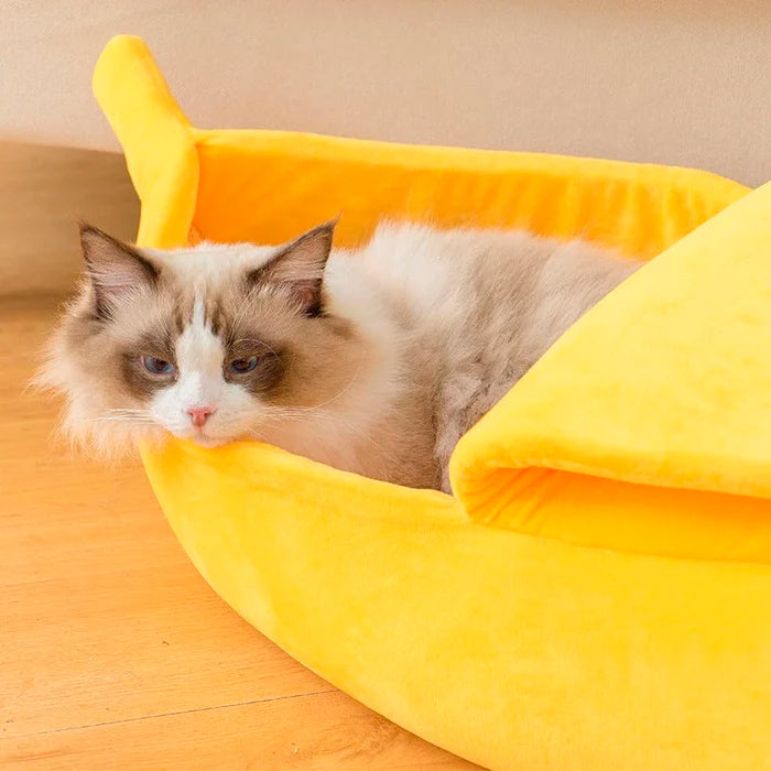 Cama Casinha Banana para Gatos RonCat