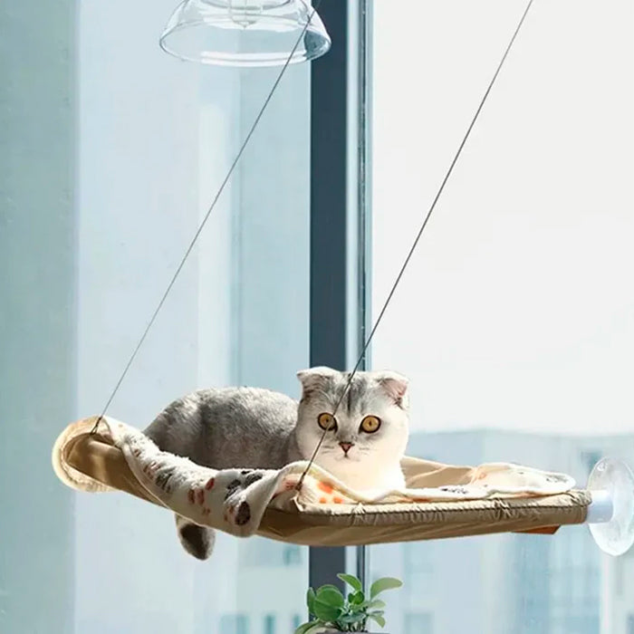 Cama Rede de Janela Suspensa para Gatos