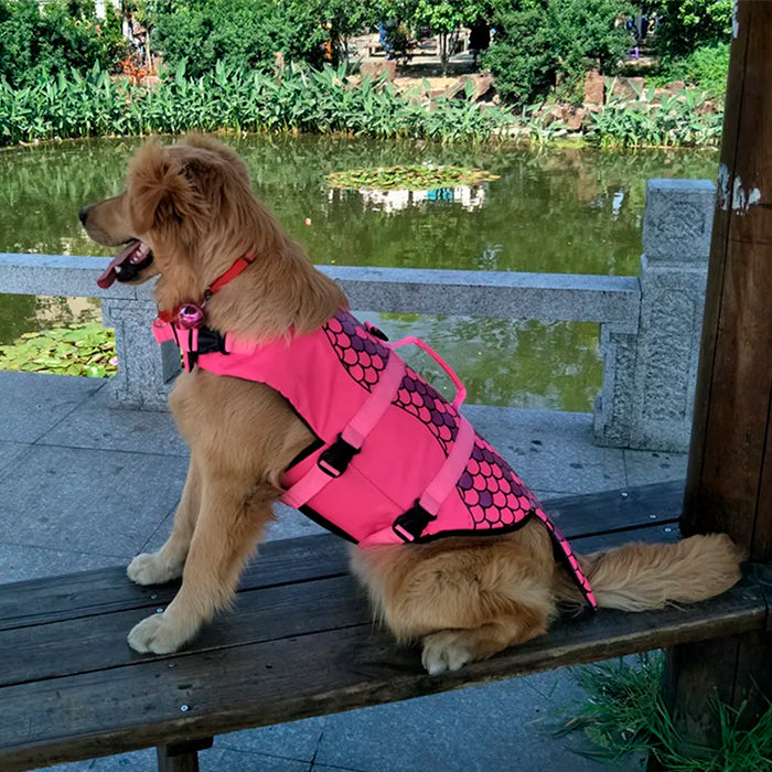 Colete Salva-Vidas para Cachorros Dog Life Jacket