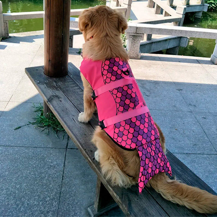 Colete Salva-Vidas para Cachorros Dog Life Jacket