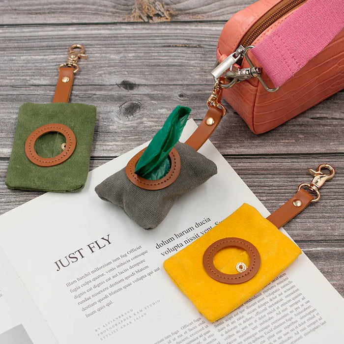 Porta Saquinho Cata Coco de Cintura para Pets
