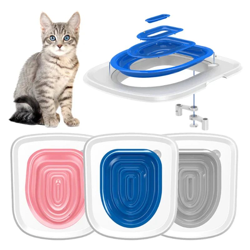 Kit Treinamento Banheiro Vaso Sanitário para Gatos